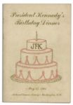 President Kennedy 1961 Birthday Program Signed by Bobby Kennedy, Vice President Lyndon B. Johnson & More