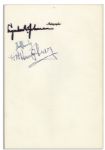 President Kennedy 1961 Birthday Program Signed by Bobby Kennedy, Vice President Lyndon B. Johnson & More