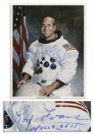 Ron Evans Signed 8 x 10 NASA Photo