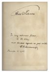 Elegantly Signed Copy of Thomas Edison's Biography, ''Boy's Life''
