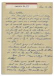 Lee Harvey Oswald Autograph Letter Twice Signed to His Mother From Russia in 1961 -- Used by The Warren Commission & With Warren Exhibit #187 Tag Still Affixed
