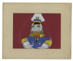 Original Disney Cel of Ludwig Von Drake -- The Nautical-Inspired Uncle of Donald Duck