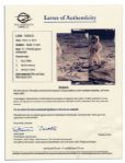 The Most Famous Apollo 11 Photo Signed by the Crew -- 8'' x 10'' 