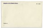 JFK Inauguration Ceremonies Invitation & Program