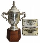 Rick MacLeish Clarence Cambell Trophy From the 1977 Season -- With an LOA From MacLeish