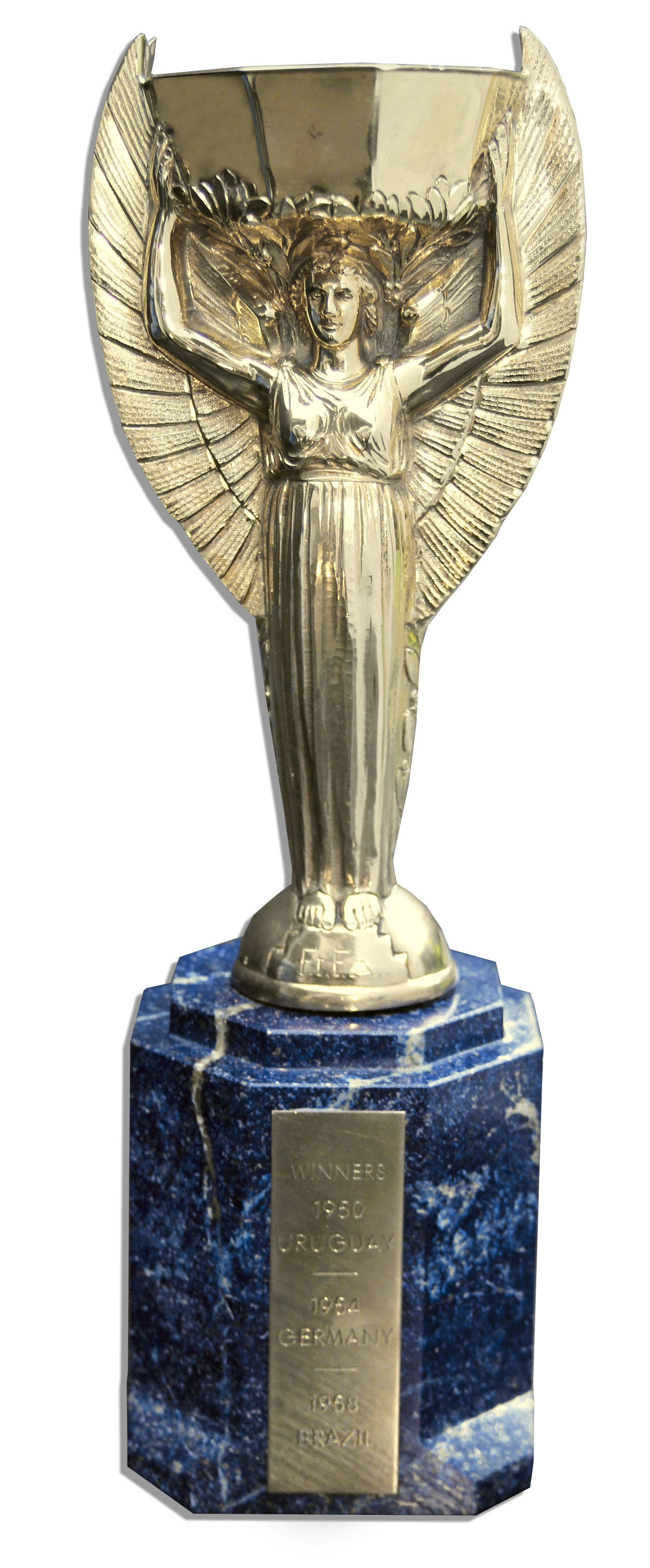 Lot Detail - Rare Jules Rimet FIFA World Cup Trophy From 1970 from an
