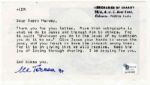 Mother Teresa Typed Letter Signed -- ...what we do to Jesus and through Him to others...
