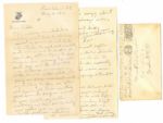 Rene Gagnon WWII-Dated Autograph Letter Signed -- ...had to fall out for a little 2 1/2 hour walk with rifle and cartridge belts...