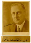 Franklin D. Roosevelt Signed 7.75 x 10 Photo as President-Elect in 1932