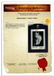 Princess Diana Signed Photo in Her Royal Frame -- Fine