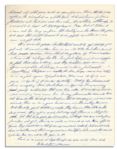 Birdman of Alcatraz Robert Stroud Autograph Letter Signed -- ''...if I get out...I would not have a house with ceilings less than ten feet...low ceilings...would make me feel smothered...''