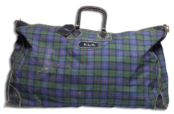 Golden Era of Hollywood Legend Vivien Leigh Duffel Bag -- Monogrammed ''VLO'' -- During the Era of Her Marriage to Laurence Olivier