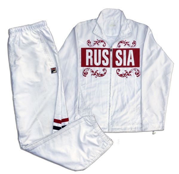 John Malkovich Screen Worn Russia Tracksuit From ''Red 2'' -- With a COA From Premier Props