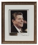 Ronald Reagan Signed 8'' x 10'' Photo