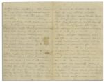 Gettysburg Civil War Letter from Corp. Francis Long of the 16th Vermont Infantry -- Dated 2 July 1863, The Day Before Pickett's Charge -- ''...skirmishing is going on in front of us...''