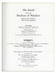 Original Hardcover Sotheby's Catalog -- From the 1987 Auction of the Jewels of the Duchess of Windsor