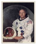 Neil Armstrong Signed 8'' x 10'' NASA Photo -- With JSA LOA