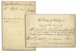 Official Duke of Wellington Dinner Invitation