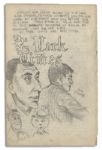 Robert Crumb Illustrated Handwritten Essay on the African Slave Trade