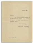 Winston Churchill Typed Letter Signed -- …I have no objection to your proposal to name your yacht after me and I wish it a successful cruise…
