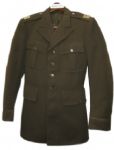 Zahal Military Uniform Pieces From 1948, The Israeli Defense Forces' First Year, Issued to & Worn by David Ben-Gurion's Son-In-Law During The War of Independence