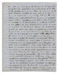 John Tyler Autograph Letter Signed Referencing Famed Campaign Slogan ''Tippecanoe and Tyler Too'' -- ''...the Old Line Whigs will vote for Buck and Breck. That is the new Tip and Tie firm...''