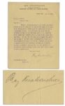Aviation Pioneer A. Roy Knabenshue Typed Letter Signed Discussing Renting Airships -- ...we take pleasure in offering you the opportunity of securing a Knabenshue Airship...