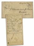 Civil War General & Gettyburg Hero Joshua Chamberlain Signed Check