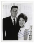 Ronald Reagan & Nancy Reagan Signed & Inscribed Black-and-White Photo