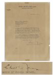 Prohibition Agent Eliot Ness Typed Letter Signed -- Regarding a Prisoner Escapee -- ...excellent and courageous work done by you in the recent capture of Theodore Slapak...