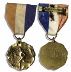 Army Medal For Running Awarded in 1922 to an Early Tank Corpsman Who Served in WWII Under Patton