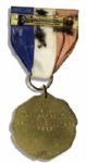 Army Medal For Running Awarded in 1922 to an Early Tank Corpsman Who Served in WWII Under Patton
