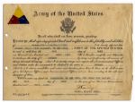 Army Medal For Running Awarded in 1922 to an Early Tank Corpsman Who Served in WWII Under Patton