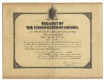 Army Medal For Running Awarded in 1922 to an Early Tank Corpsman Who Served in WWII Under Patton