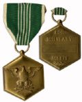 Official Engraved Army Commendation Medal Awarded to Major John C. Stanford -- Who Served Under General Patton