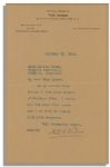 NAACP Founder W.E.B. Du Bois Typed Letter Signed on NAACP Letterhead -- "...On my return from Europe I find your letter of October 17th. I thank you for your kind words…"