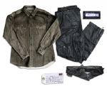John Malkovich Screen Worn Hero Wardrobe From Red 2 -- Ralph Lauren Pieces From The Electrical Substation Segment