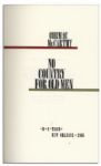 Gorgeous Signed Limited Edition of Cormack McCarthy's ''No Country For Old Men'' -- The Novel That Inspired 2007's Best Picture -- Fine
