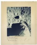 Apollo 11 Large Photo Display Signed by Neil Armstrong, Michael Collins & Buzz Aldrin
