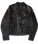 James Van Der Beek Screen Worn Leather Jacket & Scarf From Sitcom ''Don't Trust The B---- In Apartment 23'' -- With a COA from 20th Century Fox