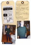 James Van Der Beek Screen Worn Wardrobe From His Sitcom ''Don't Trust The B---- In Apartment 23'' -- With a 20th Century Fox COA & Wardrobe Department Tag Featuring a Snapshot of Van Der Beek