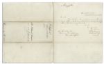 U.S. Army Document Signed by Texan William E. Burnet in April 1861, Just Before He Resigned His Post to Serve in the Confederacy