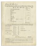 Joshua Chamberlain Document Signed