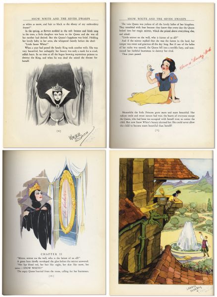 Disney's ''Snow White and the Seven Dwarfs'' First Edition Book -- with Signatures of More Than 50 of the Landmark Film's Artists & Animators