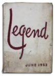 HOFer Sandy Koufax Signed High School Yearbook -- ...To be successful and make my family proud of me...'' -- With JSA LOA