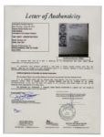 HOFer Sandy Koufax Signed High School Yearbook -- ...To be successful and make my family proud of me...'' -- With JSA LOA