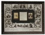 P.T. Barnum Autograph Letter Signed With Excellent Content -- ''...a bevy of showmen...began to argue upon the merits and demerits of Genl Tom Thumb - one claiming that I had bamboozled the Queen...''