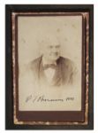 P.T. Barnum Autograph Letter Signed With Excellent Content -- ''...a bevy of showmen...began to argue upon the merits and demerits of Genl Tom Thumb - one claiming that I had bamboozled the Queen...''