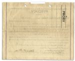 Edsel Ford Document Signed as President of Ford Motor Company for a 1929 Stockholders' Meeting -- Lot Also Includes Document Signed by Clara Ford, Henry Ford's Wife