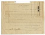 Edsel Ford Document Signed as President of Ford Motor Company for a 1929 Stockholders' Meeting -- Lot Also Includes Document Signed by Clara Ford, Henry Ford's Wife